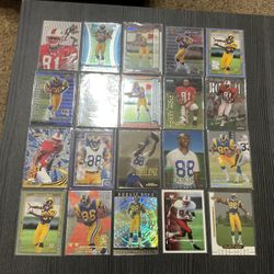20 Torry Holt 1999 Rookie Football Cards St. Louis Rams Legend Super Bowl Champion