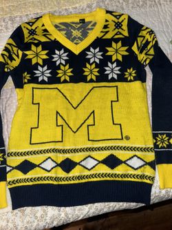 Michigan Christmas Sweater Women’s Medium Men’s Small