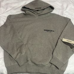 Essential Hoodie dark oatmeal Grey 