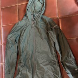 columbia omni tech rain jacket size small