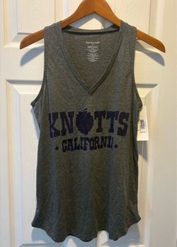 Brand New Boxercraft Knott's Berry Farm California Tank Top women’s Size Small NWT