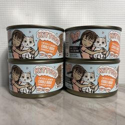 4 Kitten Chicken & Salmon Cuddle Buds Dinner In Gravy