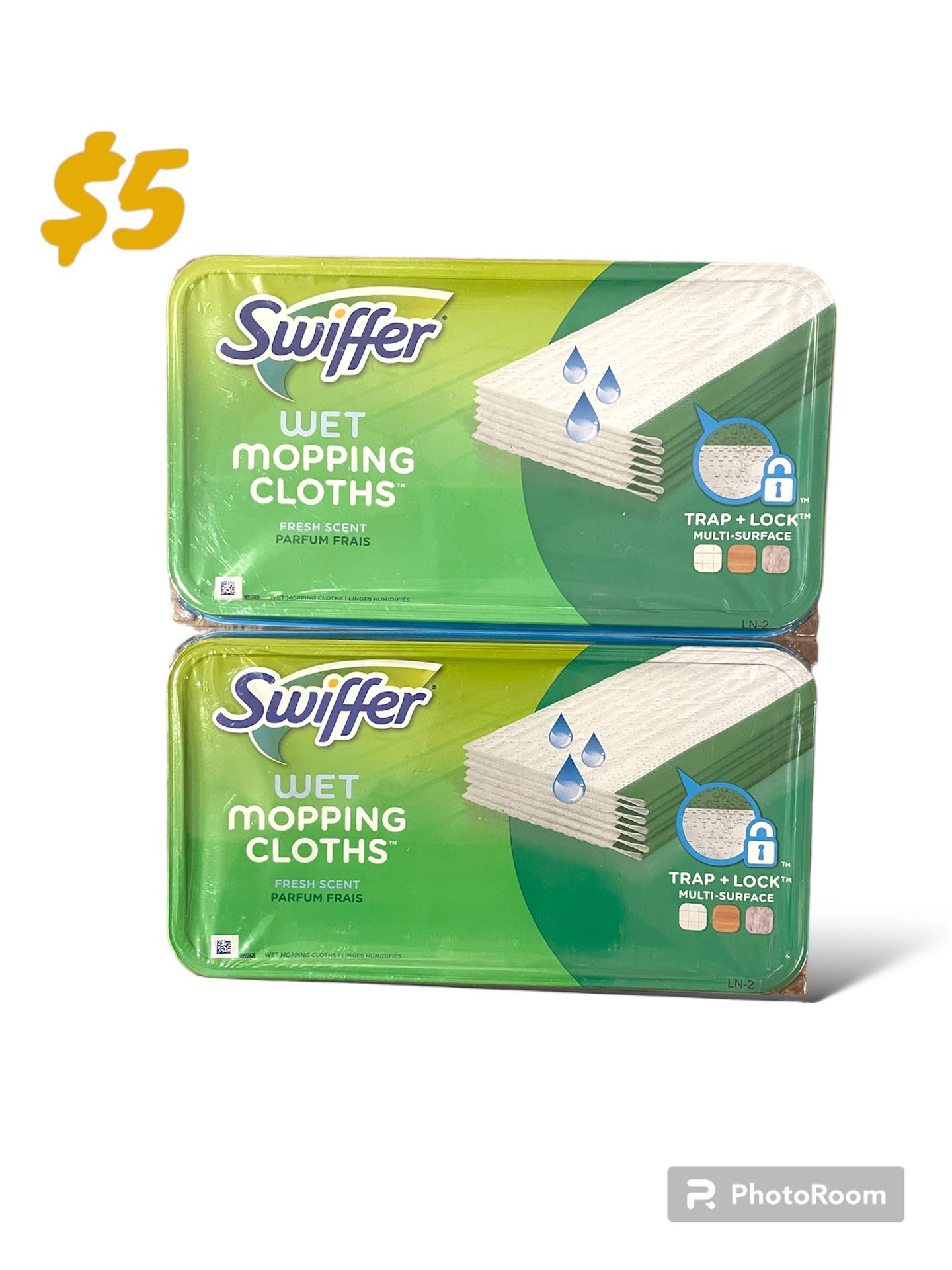 【NEW】Swiffer 12 Ct Wet Mopping Cloths