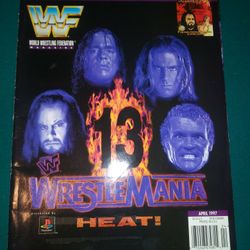 World Wrestling Federation April 1997 Magazine Wrestlemania 13 (Vintage 90's)
