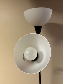 2 light FLOOR LAMP