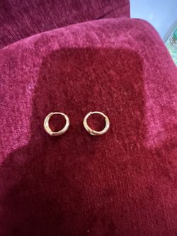 Hermosas Arracadas De Oro Laminado