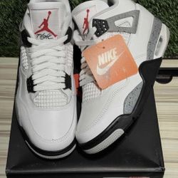 Jordan 4 White Cement
