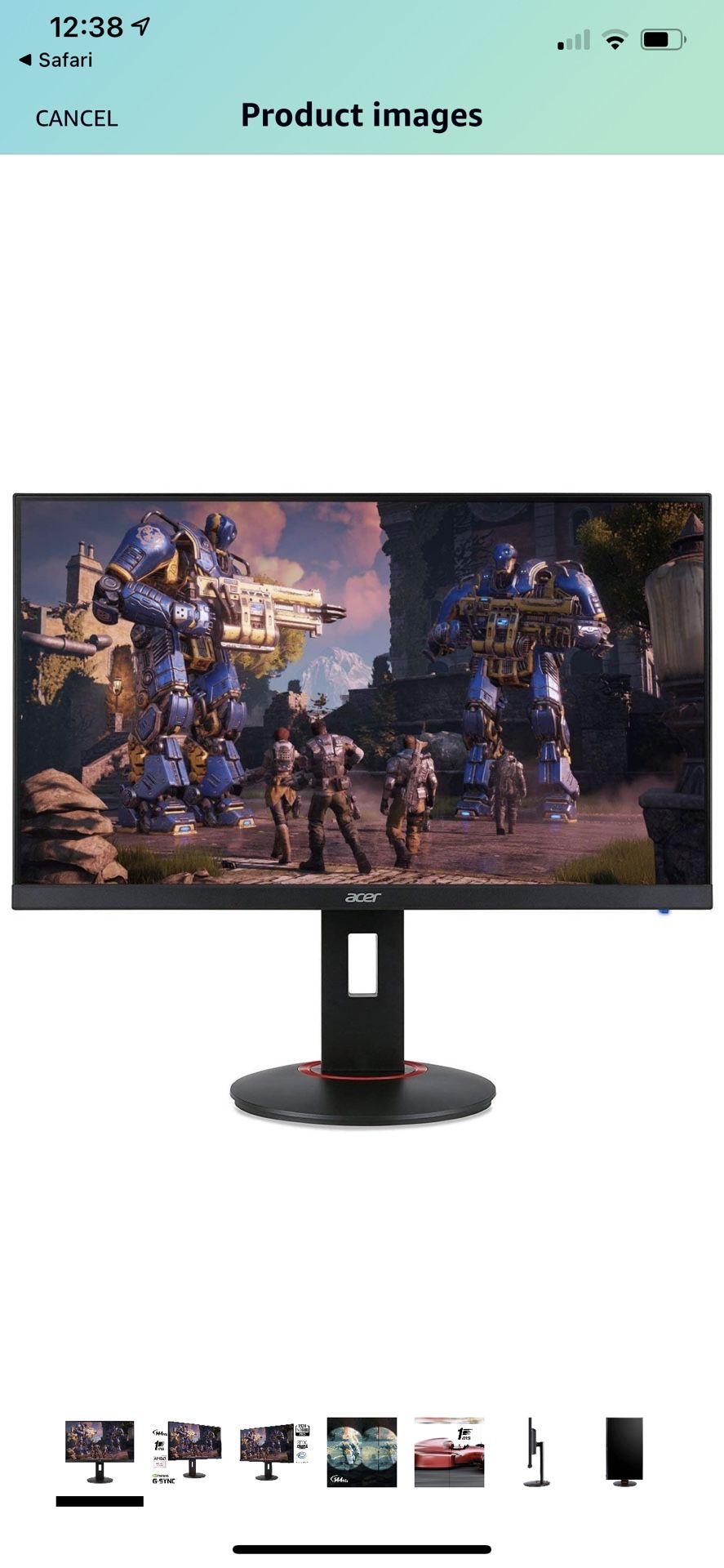 Acer XF270H Bbmiiprx 27 Full HD (1920 x 1080) Zero Frame TN AMD