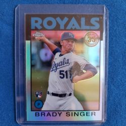 BRADY SINGER Rookie Baseball Card Collection!!