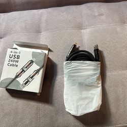 4 in 1 usb cable charger