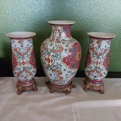 3 Set Vases