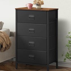 4 Drawer Dresser with Fabric Drawers
