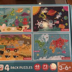 Chuckle And Roar 4 Pack Puzzle 