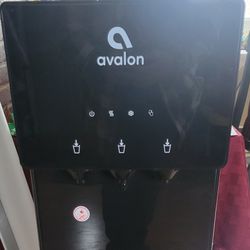 Avalon Bottom Loading Water Cooler Stainless Steel And Black