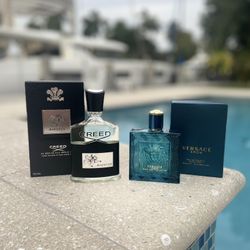 Creed Aventus and Versace Eros