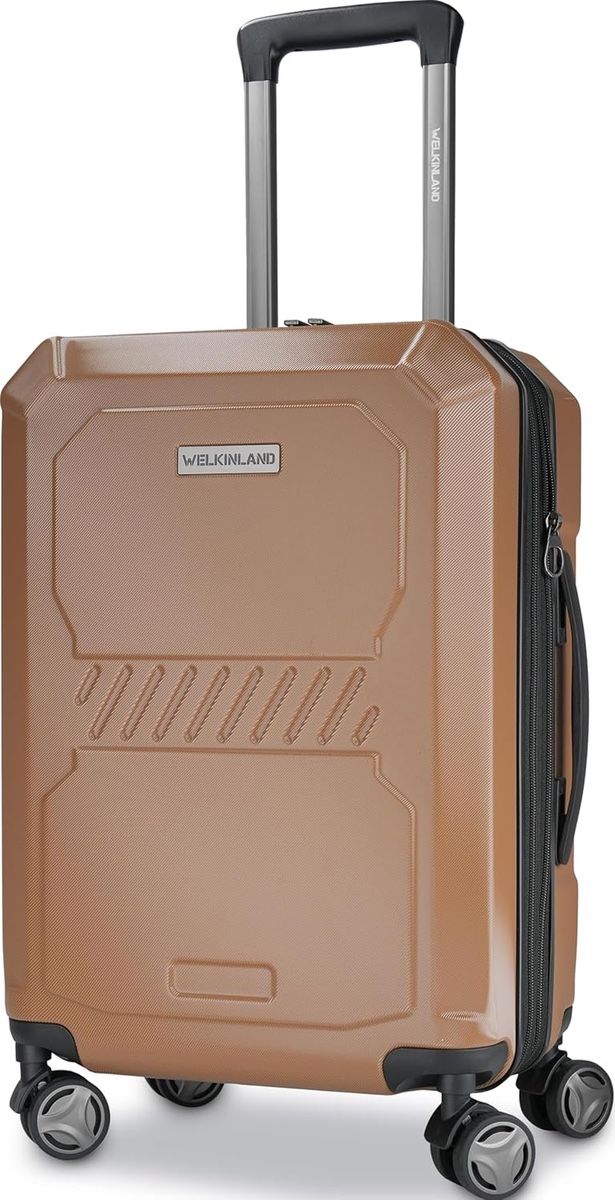 22” Suitcase, Carry on Luggage, Hard Shell, Expandable