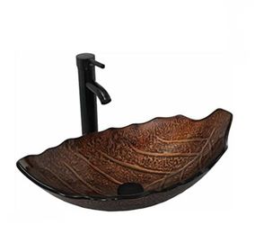 New Brown Leaf Sink