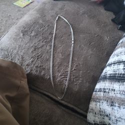 Sterling Silver 20" In Necklace 
