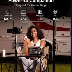 Portable Power Station Andes 300, 266Wh Battery with 300W AC/100W USB-C Output