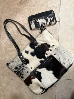Myra Cowhide Bag & Matching Wallet