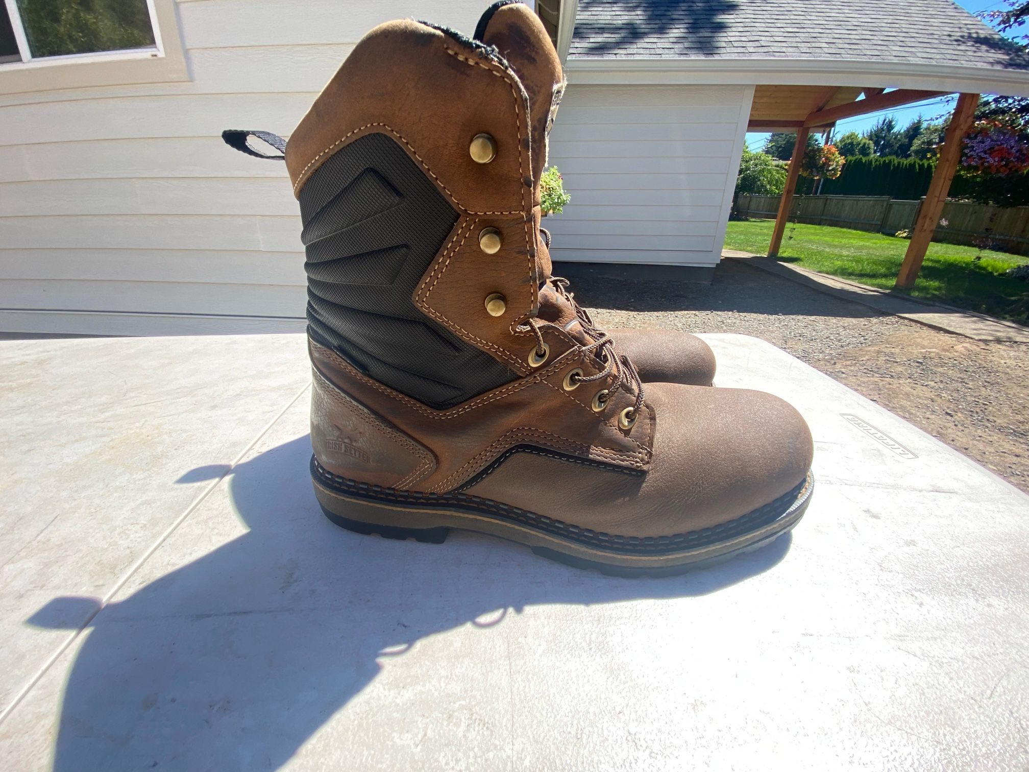 Irish Setter Boots Men's Size 12 Ramsey Alloy Toe Waterproof Work Boots