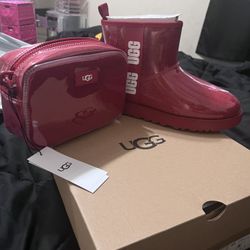 ugg boots with matching purse size 8 BRAND NEW