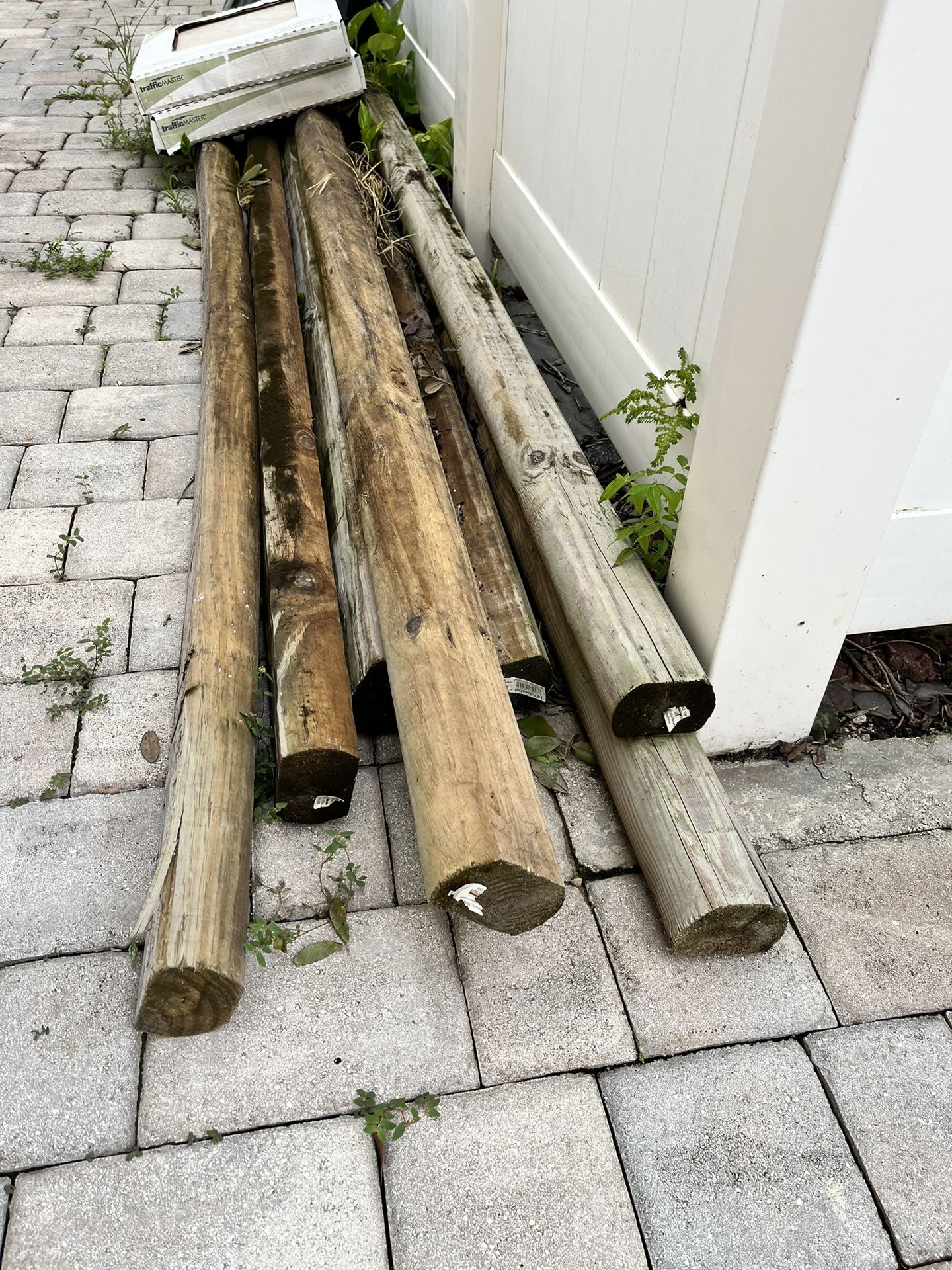 Pressure Treated Landscape Timber 3"X4"X8'