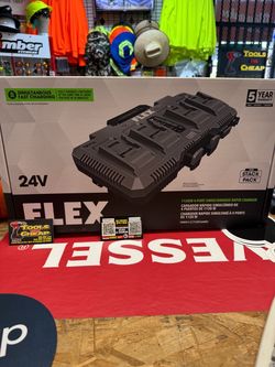 FLEX TOOLS 4 Port Simultaneous Rapid Charger