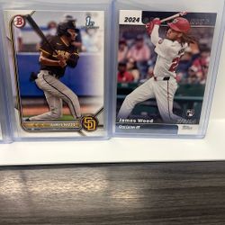 Baseball Cards- James Wood 