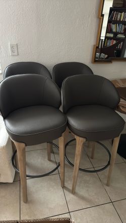 Upholstered Barstools 30” X4