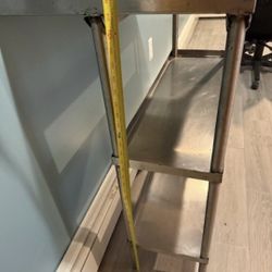 Stainless Steel Work Shelving Unit