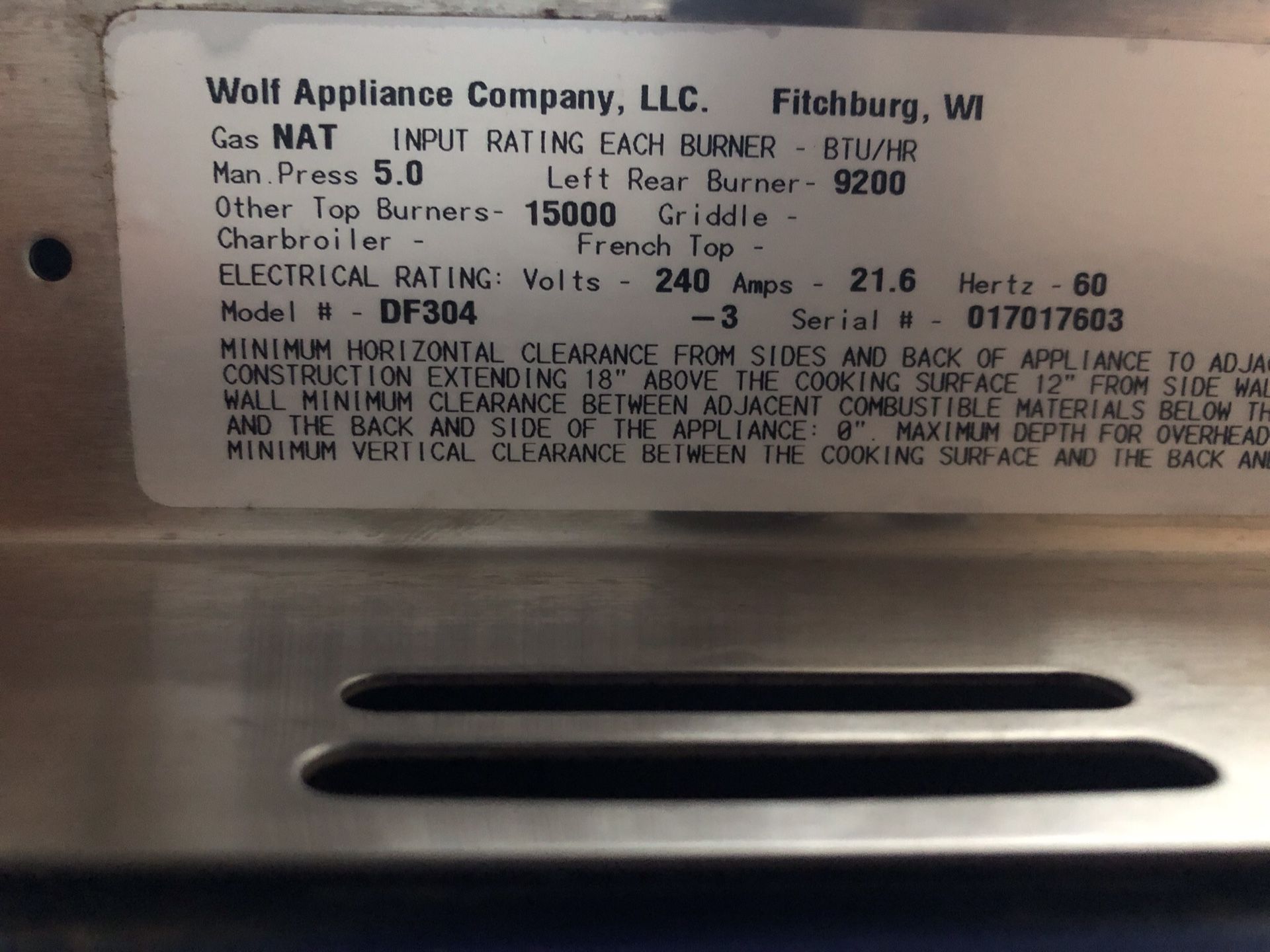 Wolf 30” Dual Fuel Range Stove DF304 [SOLD] for Sale in Signal Hill, CA