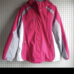 Below Zero By Rothschild Detachable Hood Double Zip Jacket Size M