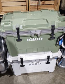 Igloo Overland 72 QT Rugged Ice Chest Cooler, Green (NEW)