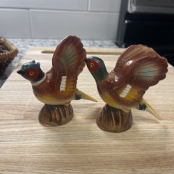 Vintage Salt & Pepper Shakers (Pheasants)