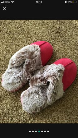 Women's Slippers Memory Foam Fluffy Faux Lining Soft Warm Slip-on House Slipper,for Indoor Outdoor