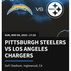 LA Chargers VS Pittsburgh Steelers