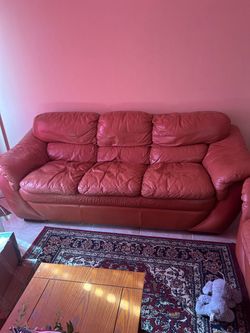 Leather Sofa and Loveseat set