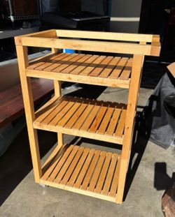 IKEA RAGRUND Wooden 3 Tiered Shelf