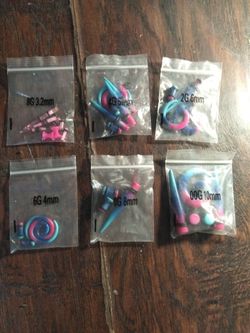 Gauges, Strechers, Etc For Piercings 
