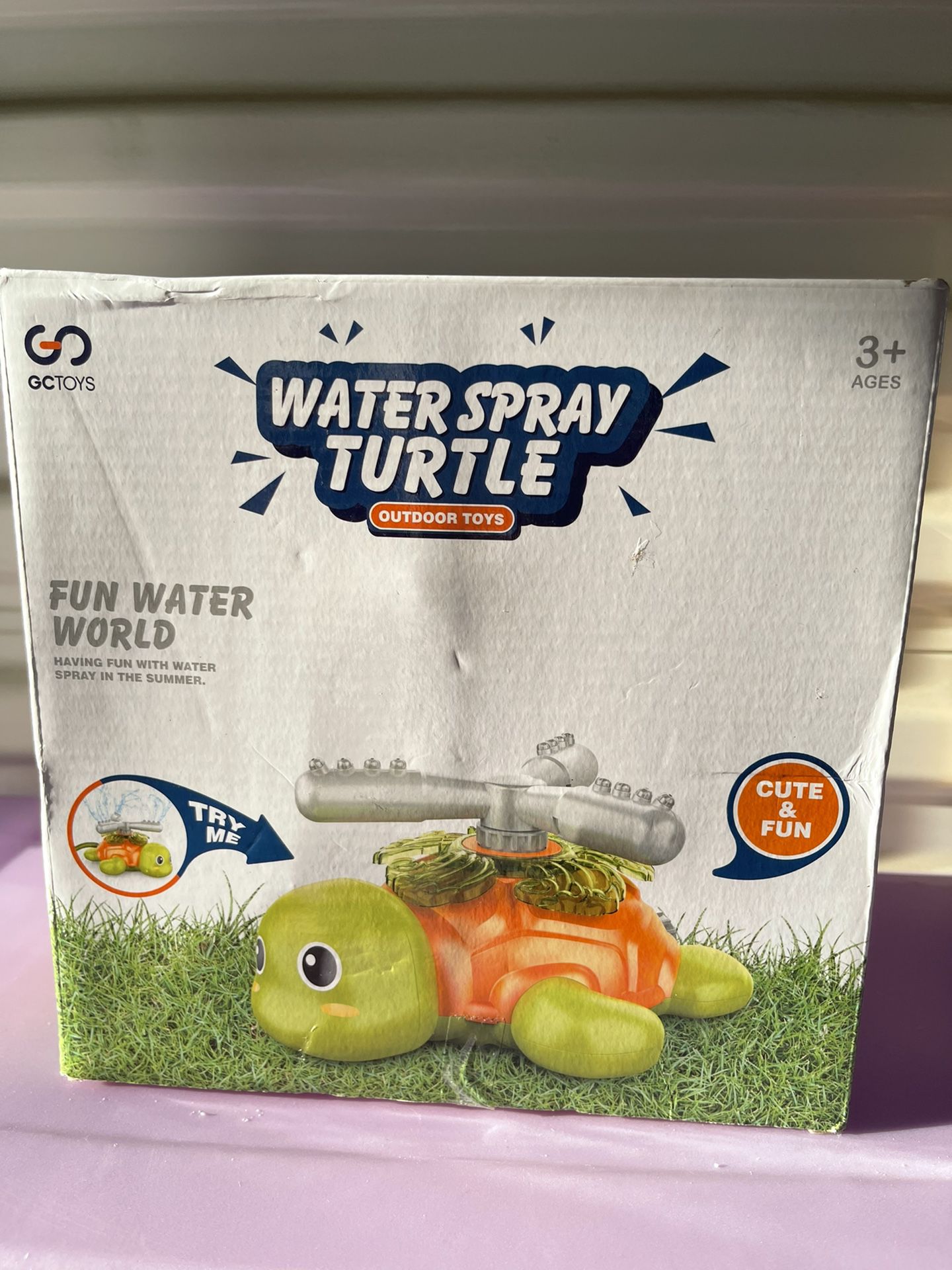 Brand New WATER SPRAY TURTLE 