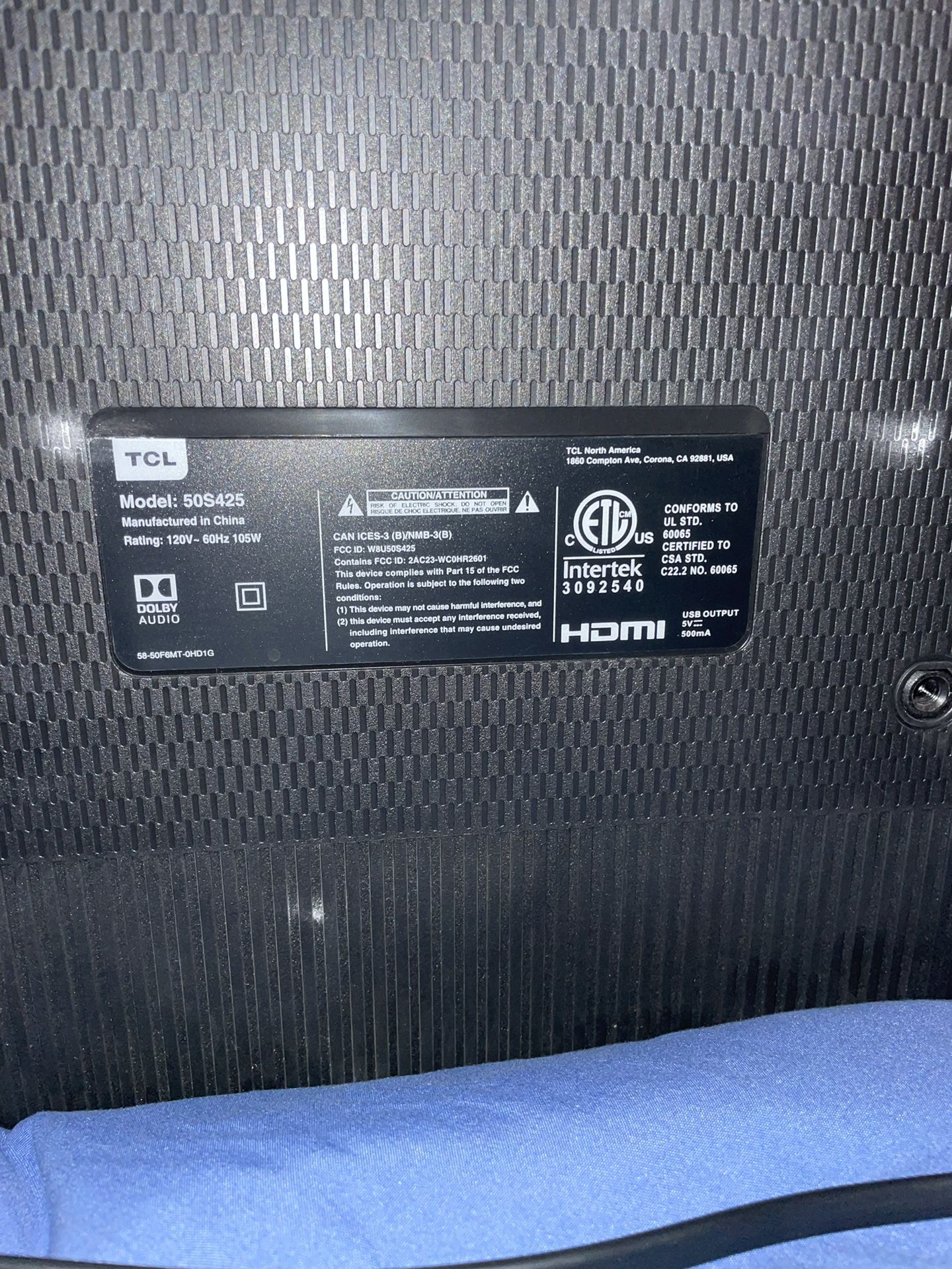 TCL Roku 55” 