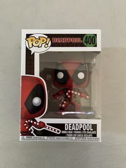 Deadpool Holiday Funko Pop Christmas Xmas Candy Cane Deadpool