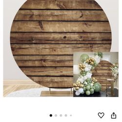 Faux Wood Backdrop 