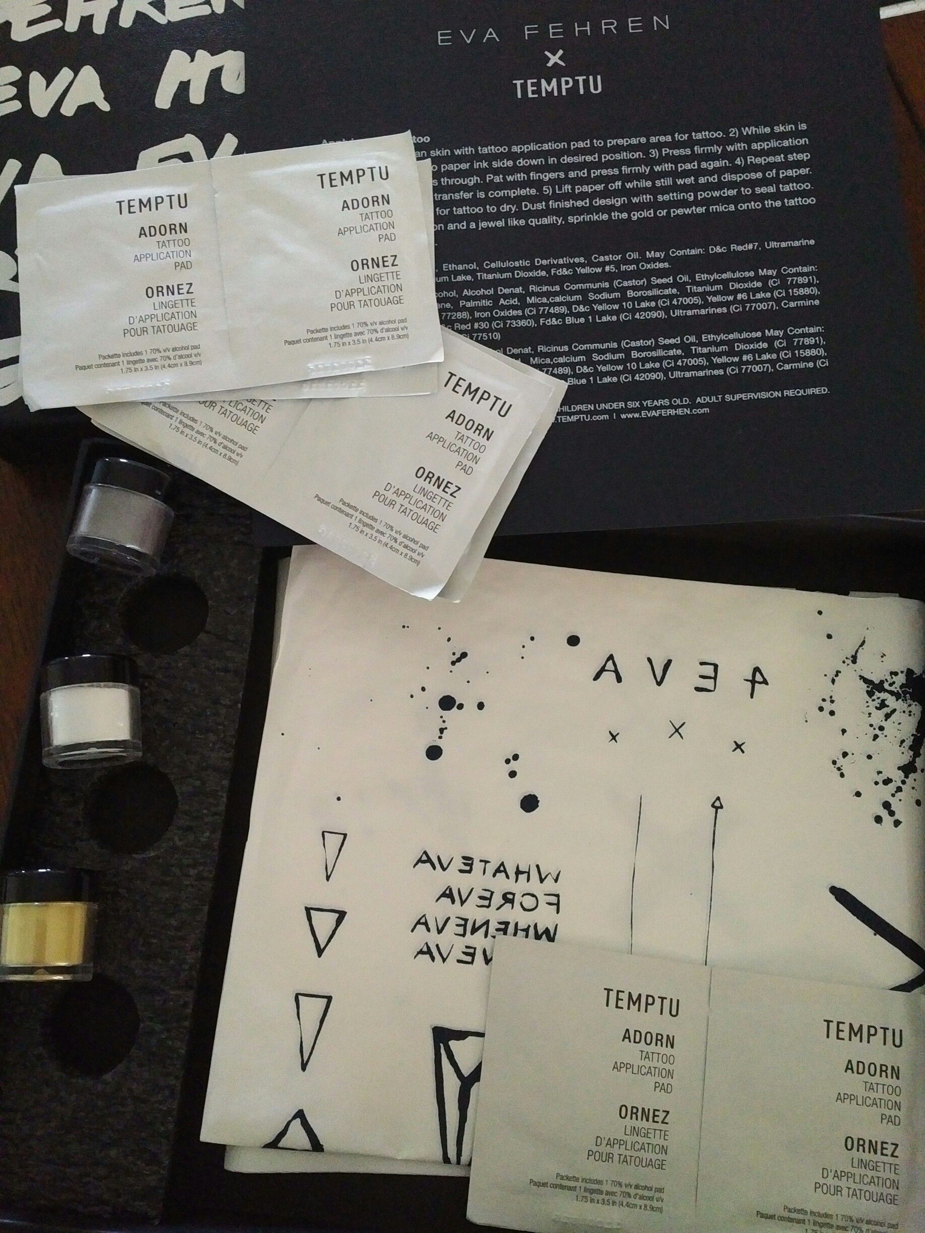 Eva Fehren Temporary Tattoo Kit