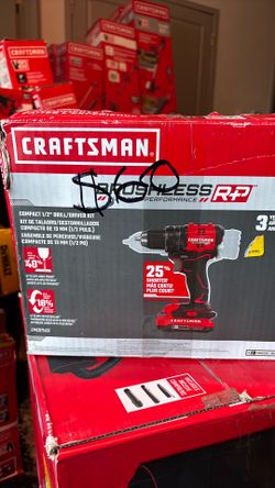 Craftsman compact 1/2” drill / driver kit