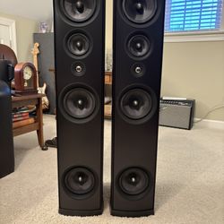PSB Synchrony One Stereo Speakers, Dark Cherry, Immaculate 