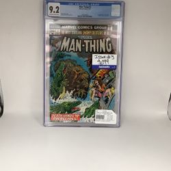Man-Thing Comic Issue No 3, Marvel, 9.2 CGC Grade, $199 OBO