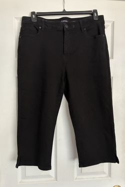 Women’s Black Jean Capris 16W Like New