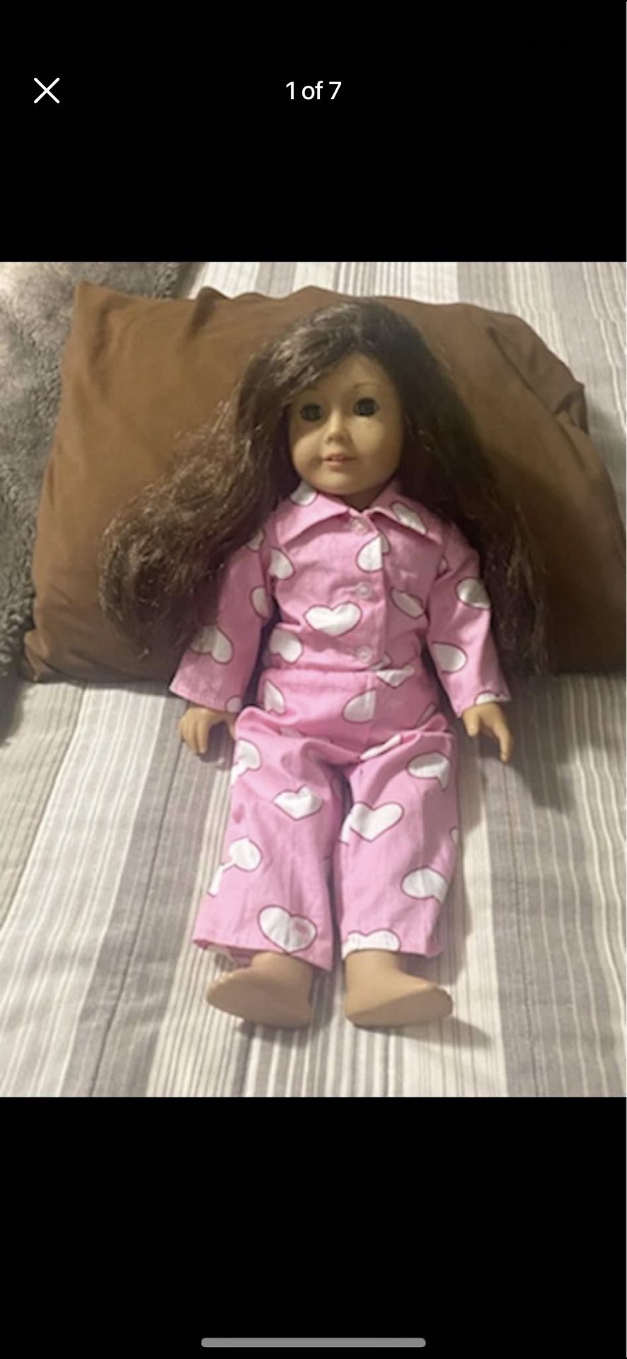 American Girl Doll With Wheel Chair & Couch ( Will Not Separate)